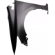 Purchase Top-Quality Driver Side Front Fender Assembly - HO1240181 pa3