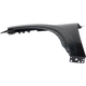 Purchase Top-Quality Driver Side Front Fender Assembly - VO1240123C pa4