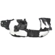 Purchase Top-Quality Driver Side Front Fender Inner Panel - NI1248167 pa1