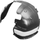 Purchase Top-Quality SHERMAN PARTS - HYSANT19-24Q-1 - Front Driver Side Fender Liner pa1