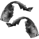 Purchase Top-Quality Driver Side Front Fender Inner Panel - HO1248197 pa2