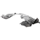 Purchase Top-Quality Driver Side Front Fender Inner Panel - HO1248206 pa3