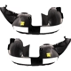 Purchase Top-Quality Driver Side Front Fender Inner Panel - VW1248156C pa3