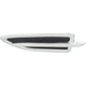 Purchase Top-Quality Driver Side Front Fender Insert - FO1266100 pa3
