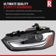 Purchase Top-Quality Driver Side Headlamp Assembly Composite - MB2502187 pa12