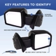 Purchase Top-Quality Driver Side Outside Rear View Mirror - AC1320109 pa9