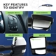 Purchase Top-Quality Driver Side Outside Rear View Mirror - CH1320227 pa10