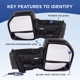 Purchase Top-Quality Driver Side Outside Rear View Mirror - CH1320227 pa16