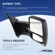 Purchase Top-Quality Driver Side Outside Rear View Mirror - CH1320227 pa2