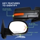 Purchase Top-Quality Driver Side Outside Rear View Mirror - CH1320335 pa9