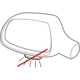Purchase Top-Quality Driver Side Outside Rear View Mirror by DEPO - 330-5405L3MC pa4