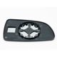 Purchase Top-Quality Driver Side Outside Rear View Mirror Glass by SHERMAN PARTS - 602-320BL pa2