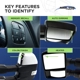 Purchase Top-Quality Driver Side Outside Rear View Mirror - GM1320529 pa17