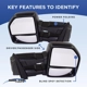 Purchase Top-Quality Driver Side Outside Rear View Mirror - GM1320529 pa18