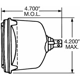 Purchase Top-Quality Dual Beam Headlight by WAGNER - H6545 pa10