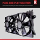 Purchase Top-Quality Dual Radiator and Condenser Fan Assembly - CH3115185 pa6