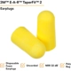 Purchase Top-Quality 3M - 312-1219 - Earplugs (Pack of 200) pa2