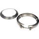 Purchase Top-Quality DORMAN - 674-9047 - Exhaust V-Band Clamp And Gasket pa3
