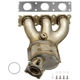 Purchase Top-Quality AP EXHAUST - 641433 - Exhaust Manifold with Integrated Catalytic Converter pa1