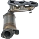 Purchase Top-Quality Assemblage de collecteur d'échappement et catalyseur de DORMAN (OE SOLUTIONS) - 673-882 pa3