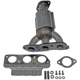 Purchase Top-Quality Exhaust Manifold And Converter Assembly by DORMAN (OE SOLUTIONS) - 674-621 pa6