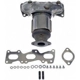 Purchase Top-Quality Exhaust Manifold And Converter Assembly by DORMAN (OE SOLUTIONS) - 674-853 pa1