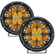 Purchase Top-Quality RIGID INDUSTRIES - 36201 - Round Spot Beam LED Lights with Amber Backlight pa1