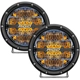 Purchase Top-Quality RIGID INDUSTRIES - 36206 - Round Driving Beam LED Lights with Amber Backlight pa1