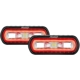 Purchase Top-Quality RIGID INDUSTRIES - 53122 - Rectangular Wide Driving Beam LED Lights with Red Halo pa1