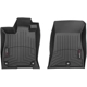 Purchase Top-Quality WEATHERTECH - 4416551 - 1st Row Black Molded Floor Liners pa1