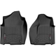 Purchase Top-Quality WEATHERTECH - 4416571V - 1st Row Black Molded Floor Liners pa1