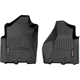 Purchase Top-Quality WEATHERTECH - 4416581V - 1st Row Black Molded Floor Liners pa1