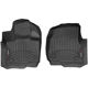 Purchase Top-Quality WEATHERTECH - 4416651 - 1st Row Black Molded Floor Liners pa1