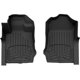 Purchase Top-Quality WEATHERTECH - 4416951IM - 1st Row Black HP Floor Liners pa1