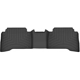 Purchase Top-Quality WEATHERTECH - 4418102 - 2nd Row Black Molded Floor Liner pa1
