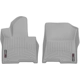 Purchase Top-Quality WEATHERTECH - 4616541 -  1st Row Gray Molded Floor Liners pa1