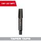 Purchase Top-Quality MILWAUKEE - 49-57-5189 - Straight Flute Taper Tap pa2