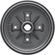 Purchase Top-Quality Front Brake Drum by DYNAMIC FRICTION COMPANY - 365-74006 pa5