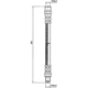 Purchase Top-Quality Front Brake Hose by CENTRIC PARTS - 150.35302 pa2