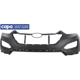 Purchase Top-Quality Front Bumper Cover Upper - HY1014100C pa4