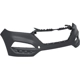 Purchase Top-Quality Front Bumper Cover Upper - HY1014101PP pa6