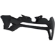 Purchase Top-Quality Front Bumper Cover Upper by SHERMAN PARTS - LXNX3015-87UQ-0 pa3