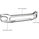 Purchase Top-Quality Front Bumper Face Bar - CH1002410 pa2