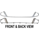 Purchase Top-Quality Front Bumper Grille - FO1036130 pa4