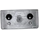 Purchase Top-Quality Front Bumper License Bracket by SHERMAN PARTS - 329-90LB pa1