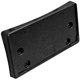 Purchase Top-Quality Front Bumper License Bracket by SHERMAN PARTS - 756-90LB pa1