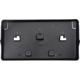 Purchase Top-Quality Front Bumper License Bracket - CH1068176 pa3