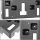 Purchase Top-Quality Front Bumper License Bracket - GM1068229 pa3