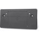 Purchase Top-Quality Front Bumper License Bracket - MC1068107 pa2