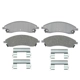 Purchase Top-Quality ACDELCO - 14D1019ACH - Ceramic Front Disc Brake Pads pa1